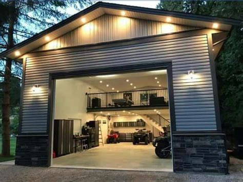 metal garage house ideas|metal garage built on site.